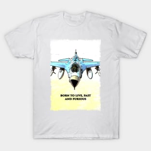 Fighter Jet Born P12 T-Shirt